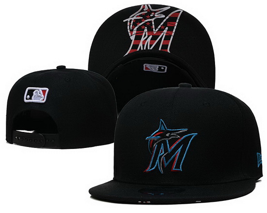 Miami Marlins Snapback Cap 23C 004