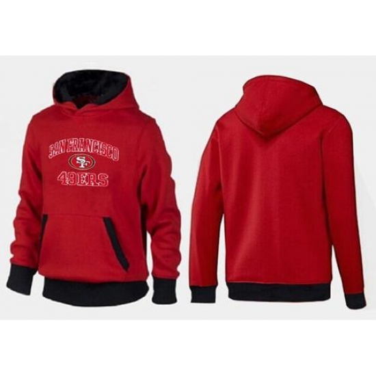 NFL Mens Nike San Francisco 49ers Heart Soul Pullover Hoodie RedBlack