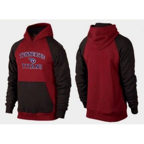 NFL Mens Nike Tennessee Titans Heart Soul Pullover Hoodie RedBrown