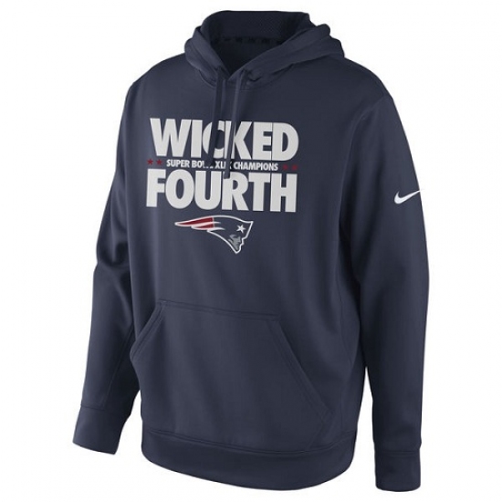 NFL New England Patriots Nike Super Bowl XLIX Champions Celebration Multi Champs Slogan Pullover Hoo