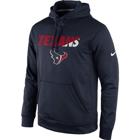 NFL Houston Texans Nike Kick Off Staff Performance Pullover Hoodie Navy