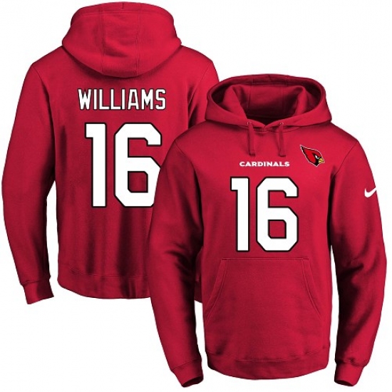 NFL Men Nike Arizona Cardinals 16 Chad Williams Red Name Number 