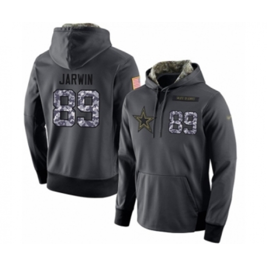 Football Mens Dallas Cowboys 89 Blake Jarwin Stitched Black Anthracite Salute to Service Player Perf