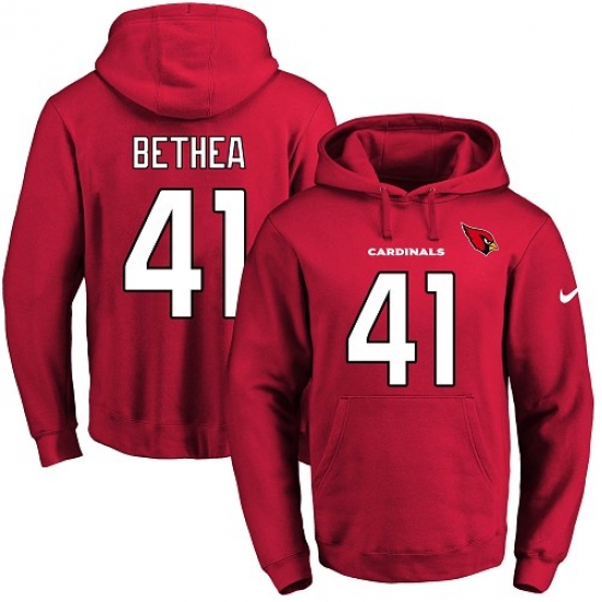 NFL Men Nike Arizona Cardinals 41 Antoine Bethea Red Name Number