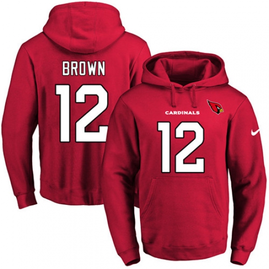 NFL Mens Nike Arizona Cardinals 12 John Brown Red Name Number Pu