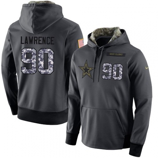 NFL Mens Nike Dallas Cowboys 90 Demarcus Lawrence Stitched Black
