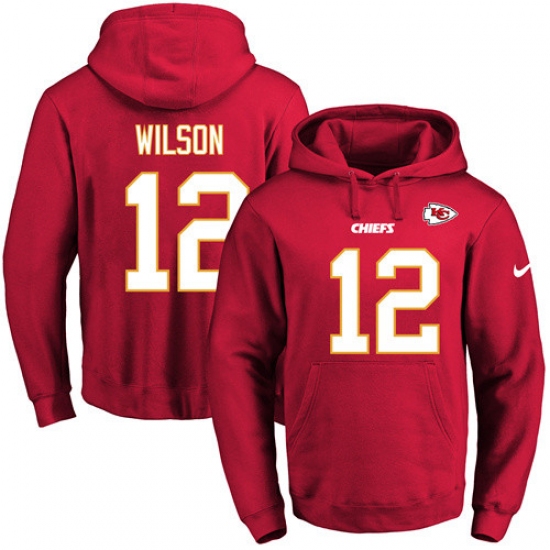 NFL Mens Nike Kansas City Chiefs 12 Albert Wilson Red Name Numbe