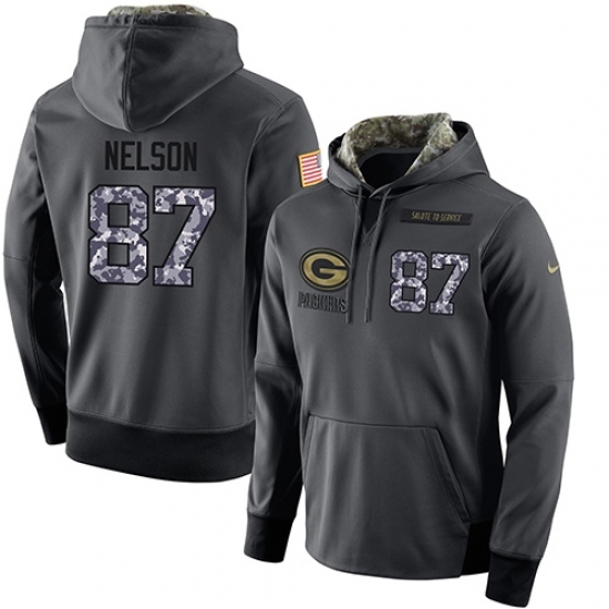 NFL Mens Nike Green Bay Packers 87 Jordy Nelson Stitched Black A