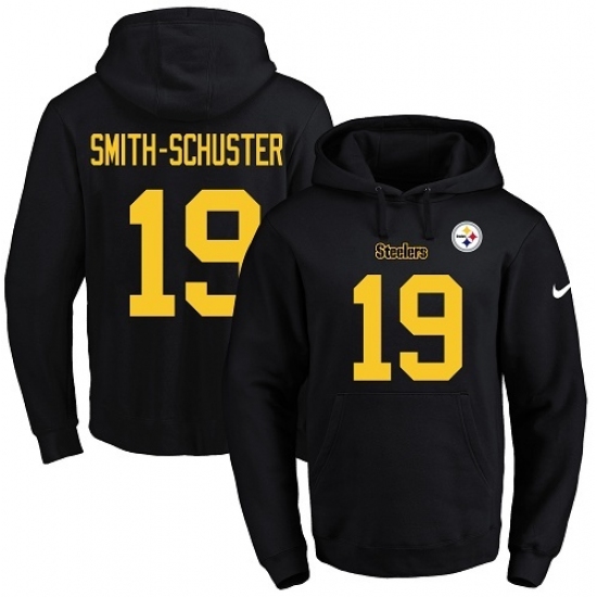 NFL Mens Nike Pittsburgh Steelers 19 JuJu Smith Schuster BlackGo