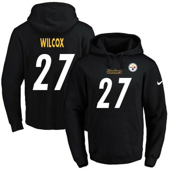 NFL Mens Nike Pittsburgh Steelers 27 JJ Wilcox Black Name Number
