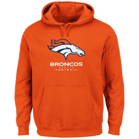 NFL Denver Broncos Critical Victory Pullover Hoodie Orange
