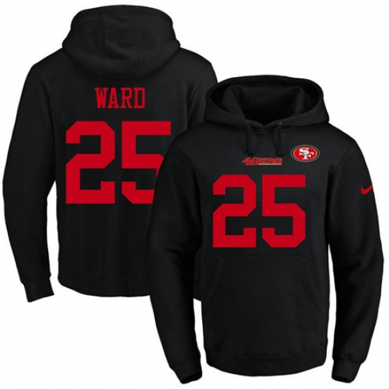 NFL Mens Nike San Francisco 49ers 25 Jimmie Ward Black Name Numb