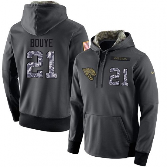 NFL Mens Nike Jacksonville Jaguars 21 AJ Bouye Stitched Black Anthracite Salute to Service Player Pe