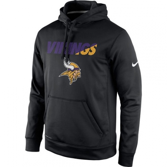 NFL Minnesota Vikings Nike Kick Off Staff Performance Pullover Hoodie Black