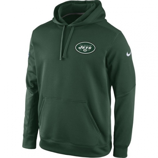 NFL New York Jets Nike KO Chain Fleece Pullover Performance Hoodie