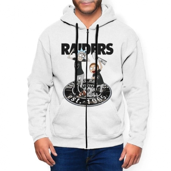 Raider Mens Zip Hooded Sweatshirt