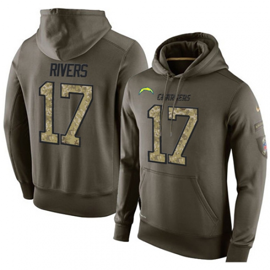 NFL Nike Los Angeles Chargers 17 Philip Rivers Green Salute To S