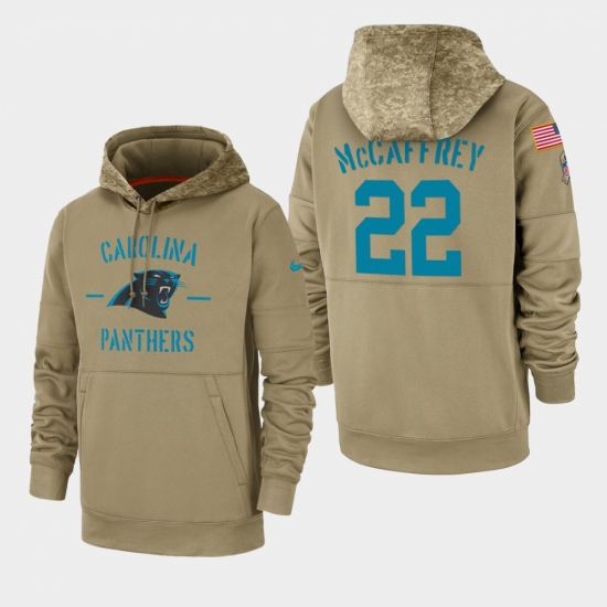 Mens Carolina Panthers 22 Christian McCaffrey 2019 Salute to Ser