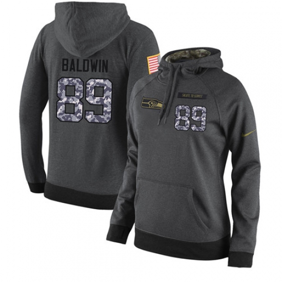 NFL Womens Nike Seattle Seahawks 89 Doug Baldwin Stitched Black 