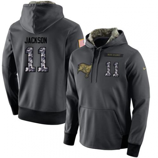 NFL Mens Nike Tampa Bay Buccaneers 11 DeSean Jackson Stitched Black Anthracite Salute to Service Pla