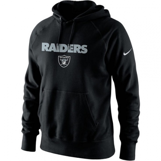 NFL Oakland Raiders Nike Lockup Pullover Hoodie Black