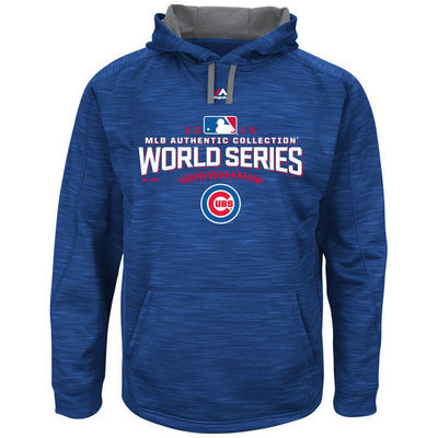 Men Chicago Cubs Royal 2016 World Series Bound Authentic Collection On Field Participant Streak Flee