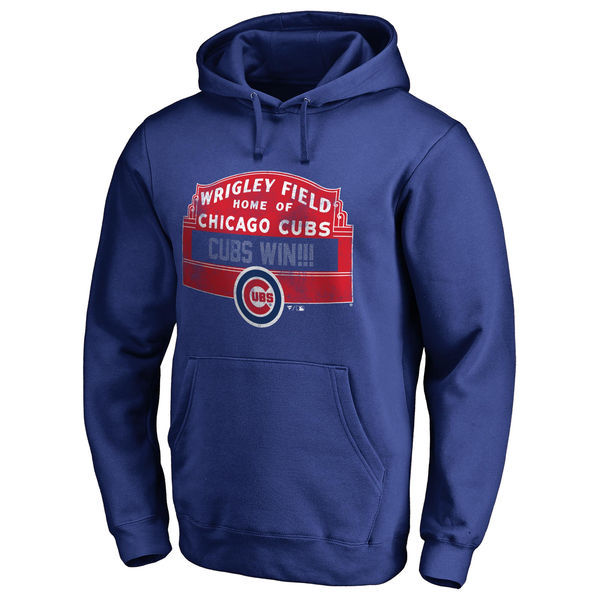 Men Chicago Cubs Royal 2016 World Series Champions Men Pullover Hoodie8