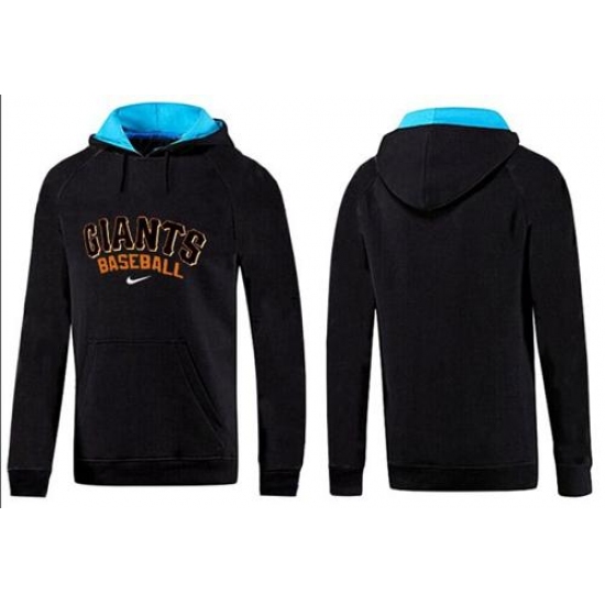 MLB Men Nike San Francisco Giants Pullover Hoodie BlackBlue