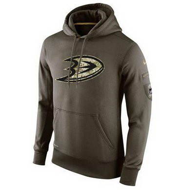 Men Anaheim Ducks Nike Salute To Service NHL Hoodie