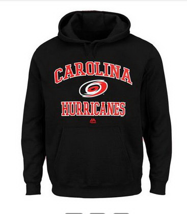 Men Carolina Hurricanes Majestic Heart  26 Soul Hoodie Black