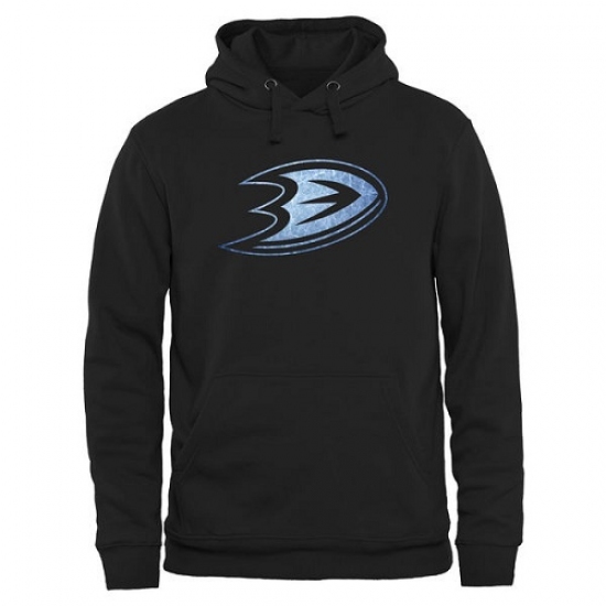 Men NHL Anaheim Ducks Rinkside Pond Hockey Pullover Hoodie Black