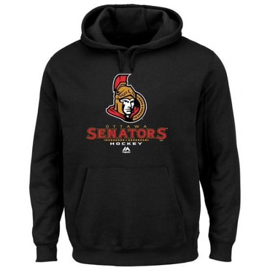 NHL Mens Ottawa Senators Majestic Critical Victory VIII Fleece H