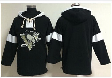 Pittsburgh Penguins Blank Black Pullover Men NHL Hoodie