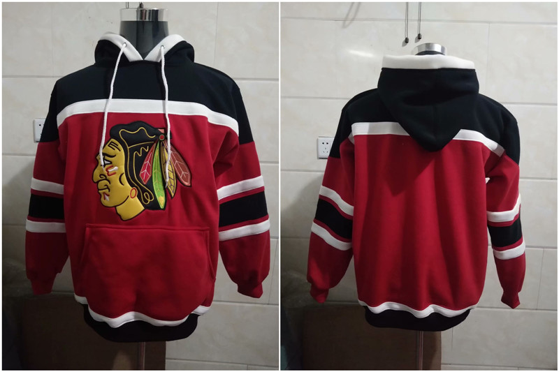 Men Chicago Blackhawks Patrick Blank Stitched NHL Hoodie