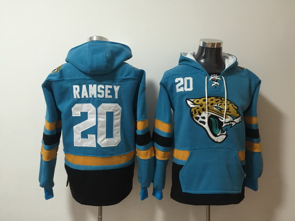 Men Nike Jacksonville Jaguars Jalen Ramsey 20 NFL Winter Thick Hoodie