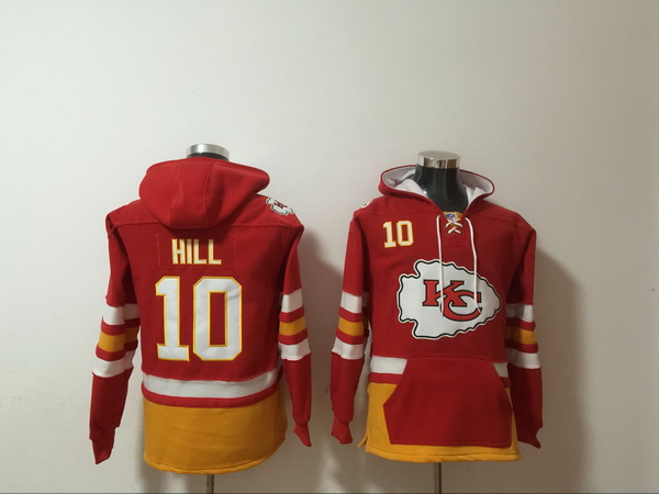 Men Nike Kansas City Chiefs Tyreek Hill 10 NFL Winter Thick Hoodie