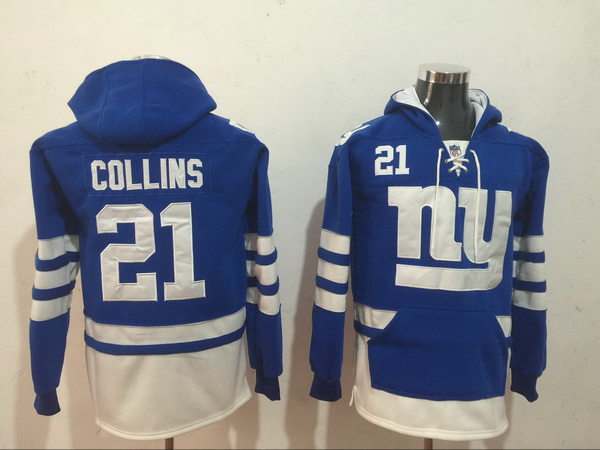 Men Nike New York Giants  Landon Collins 21 NFL Winter Thick Hoodie