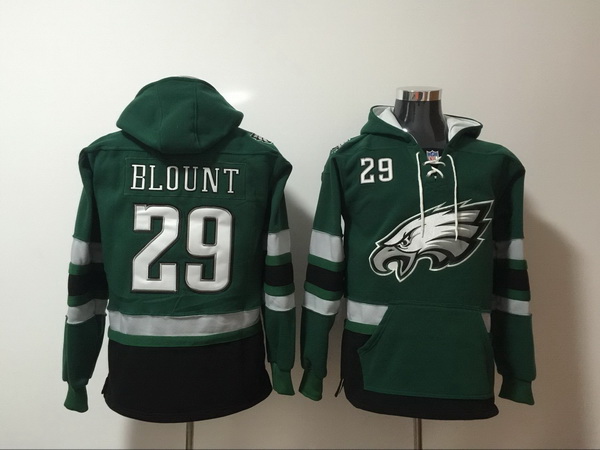 Men Nike Philadelphia Eagles LeGarrette Blount 29 NFL Winter Thick Hoodie