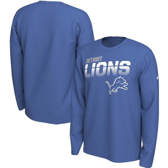 Detroit Lions Men Long T Shirt 002