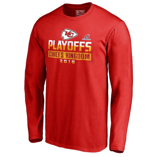 Kansas City Chiefs Men Long T Shirt 009