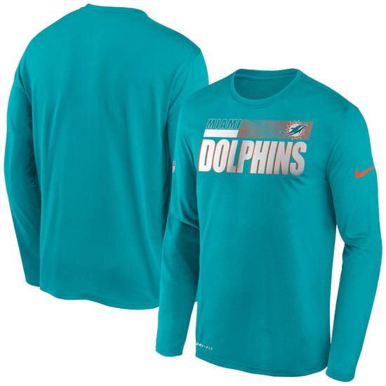 Miami Dolphins Men Long T Shirt 010