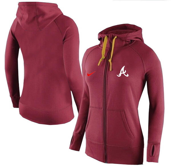 Atlanta Braves Women Hoody 003