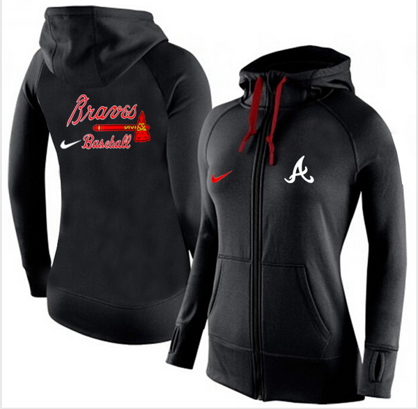 Atlanta Braves Women Hoody 004