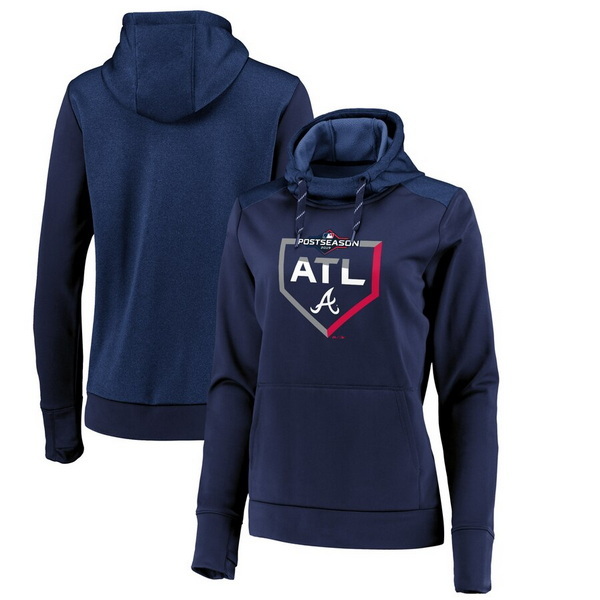 Atlanta Braves Women Hoody 005