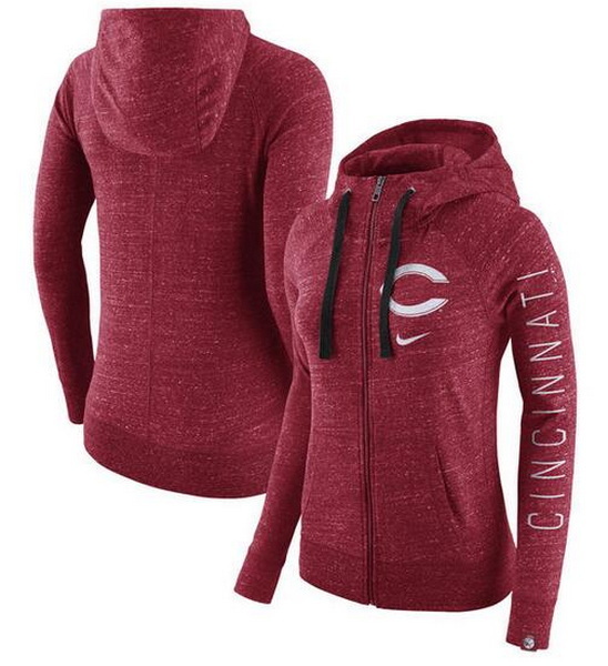 Cincinnati Reds Women Hoody 005