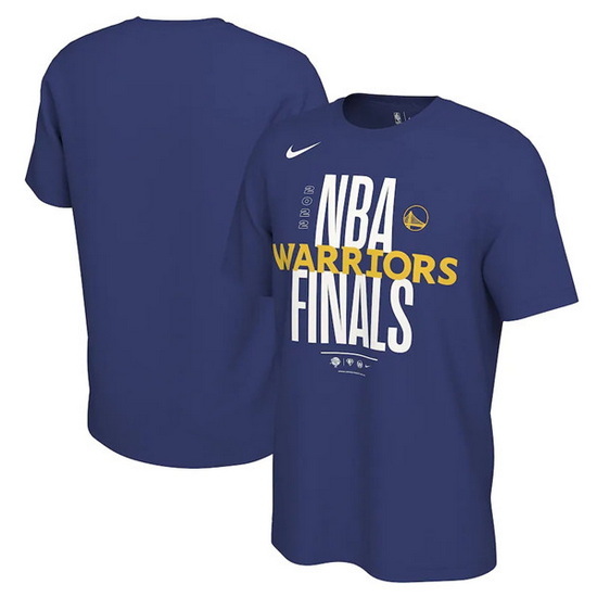 Men Golden State Warriors 2022 Royal NBA Finals Spirit T ShirttMen Golden State Warriors 2022 Royal 