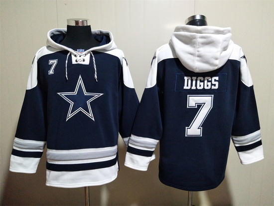 NFL Men Dallas Cowboys 7 Trevon Diggs Stitched Hoodie II