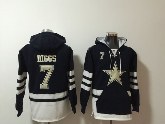 NFL Men Dallas Cowboys 7 Trevon Diggs Stitched Hoodie