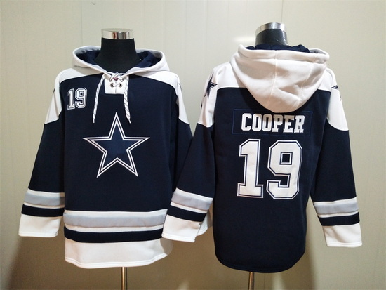 NFL Men Dallas Cowboys 19 Amari Cooper Stitched Hoodie