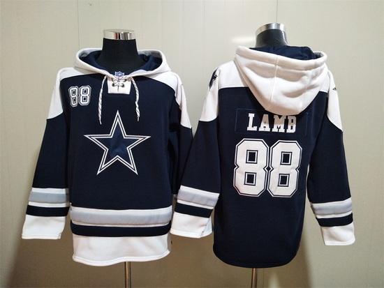 NFL Men Dallas Cowboys 88 CeeDee Lamb Stitched Hoodie